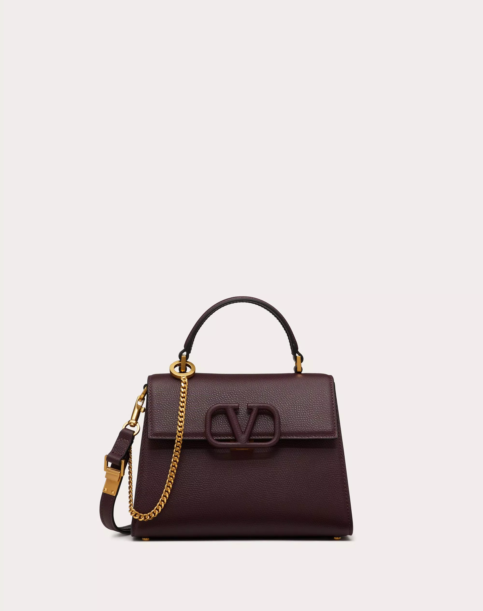 SMALL VSLING GRAINY CALFSKIN HANDBAG